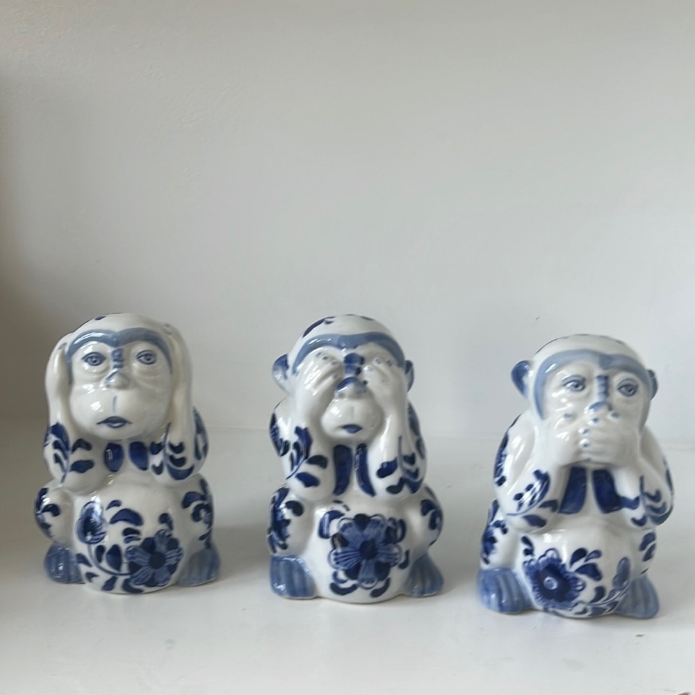 Vintage Centrum ceramic monkeys